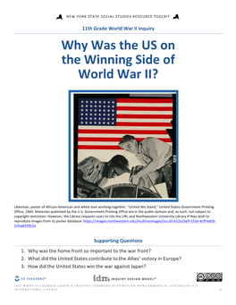 Why Was the US on the Winning Side of World War II?