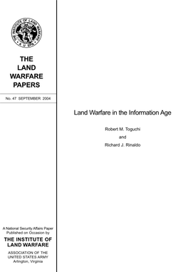 Land Warfare in the Information Age