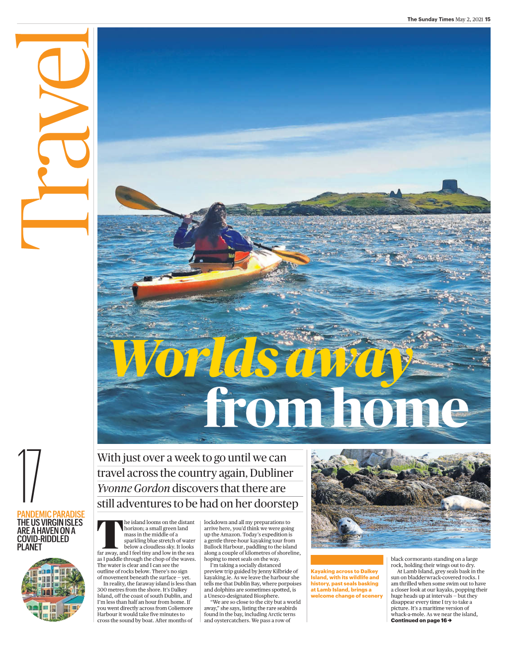 Travel the Sunday Times May 2, 2021 15 Travel