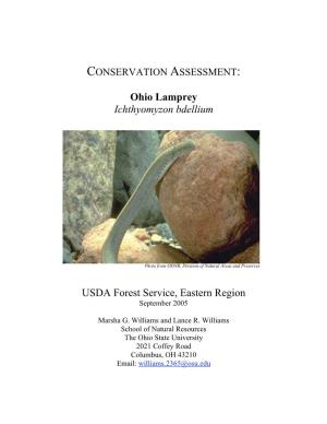Ohio Lamprey Ichthyomyzon Bdellium USDA Forest Service, Eastern Region