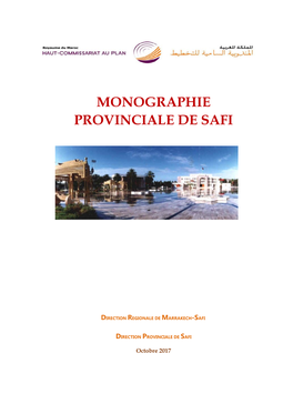 Monographie Provinciale De Safi 2016.Pdf