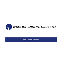 NABORS INDUSTRIES LTD. (Exact Name of Registrant As Specified in Its Charter) Bermuda 98-0363970 (State Or Other Jurisdiction of (I.R.S