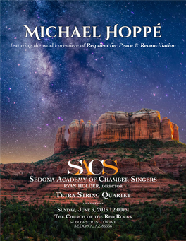 Michael Hoppé Featuring the World Premiere of Requiem for Peace & Reconciliation