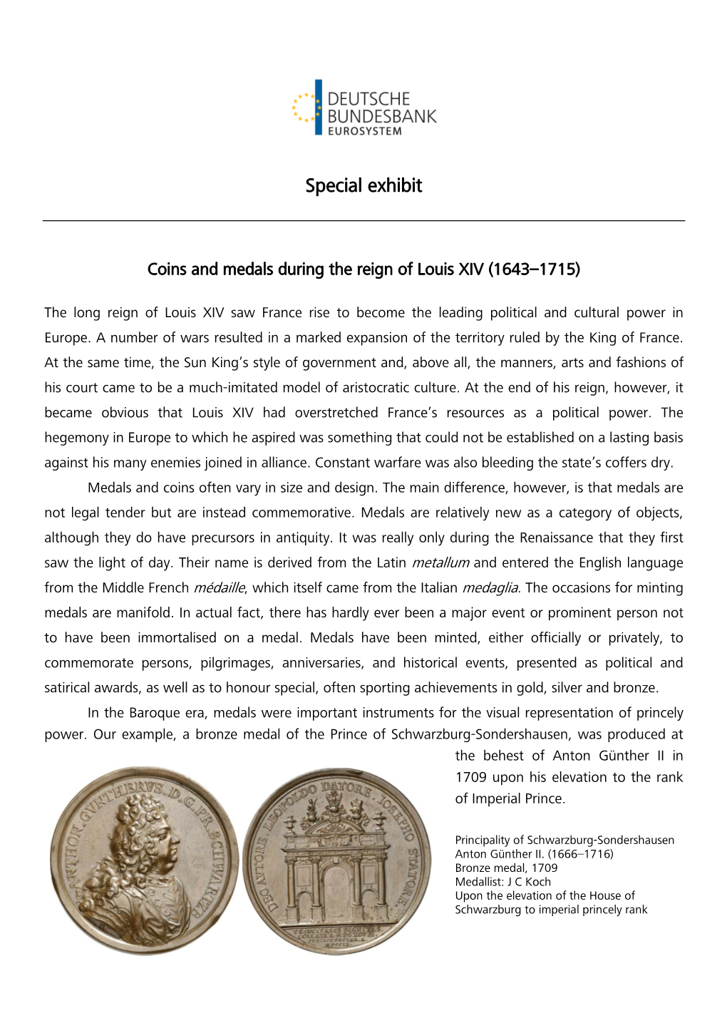 Coins and Medals During the Reign of Louis XIV (1643-1715)