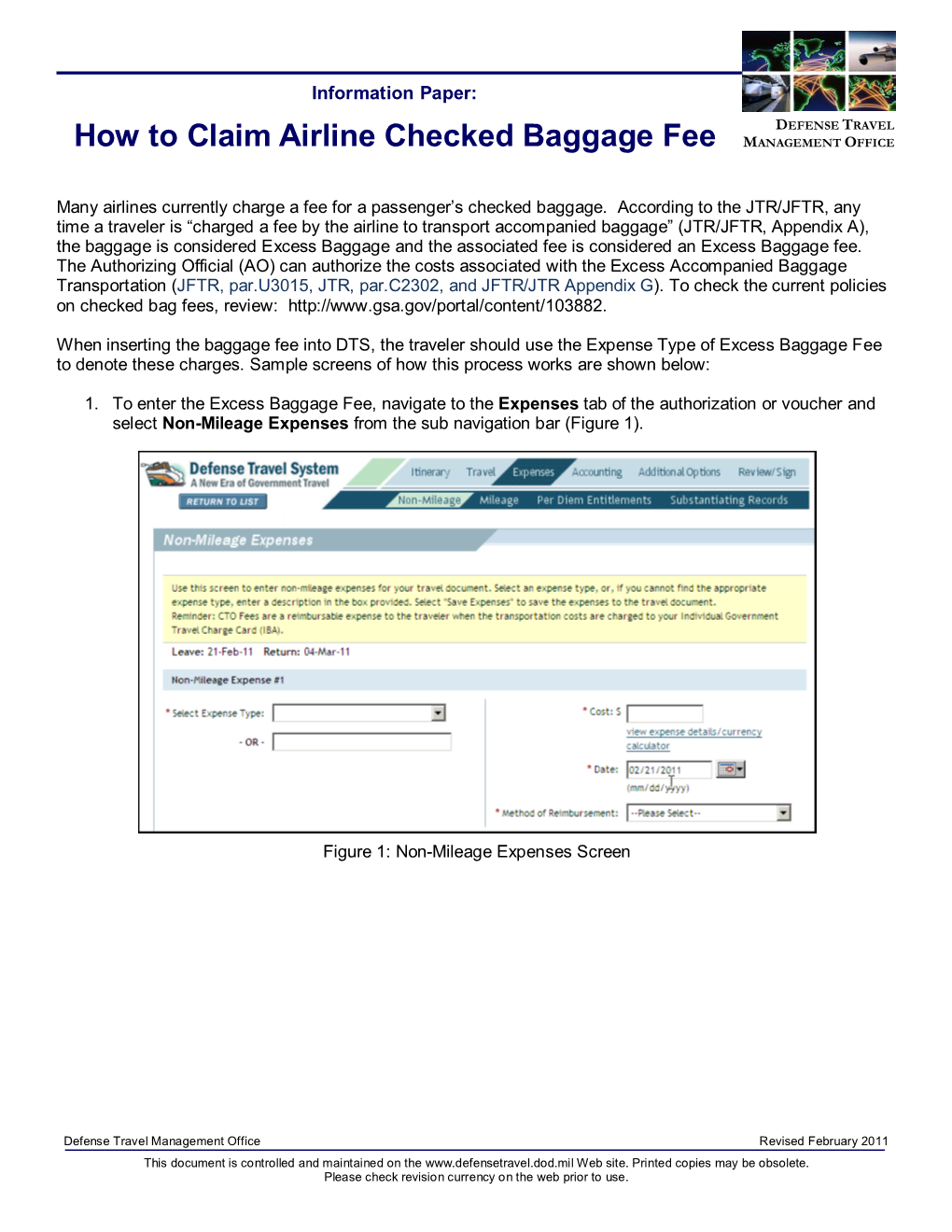 How to Claim Airline Checked Baggage Fee MANAGEMENT OFFICE