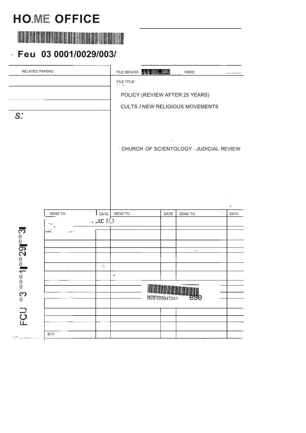 Church of Scientology Judicial Review