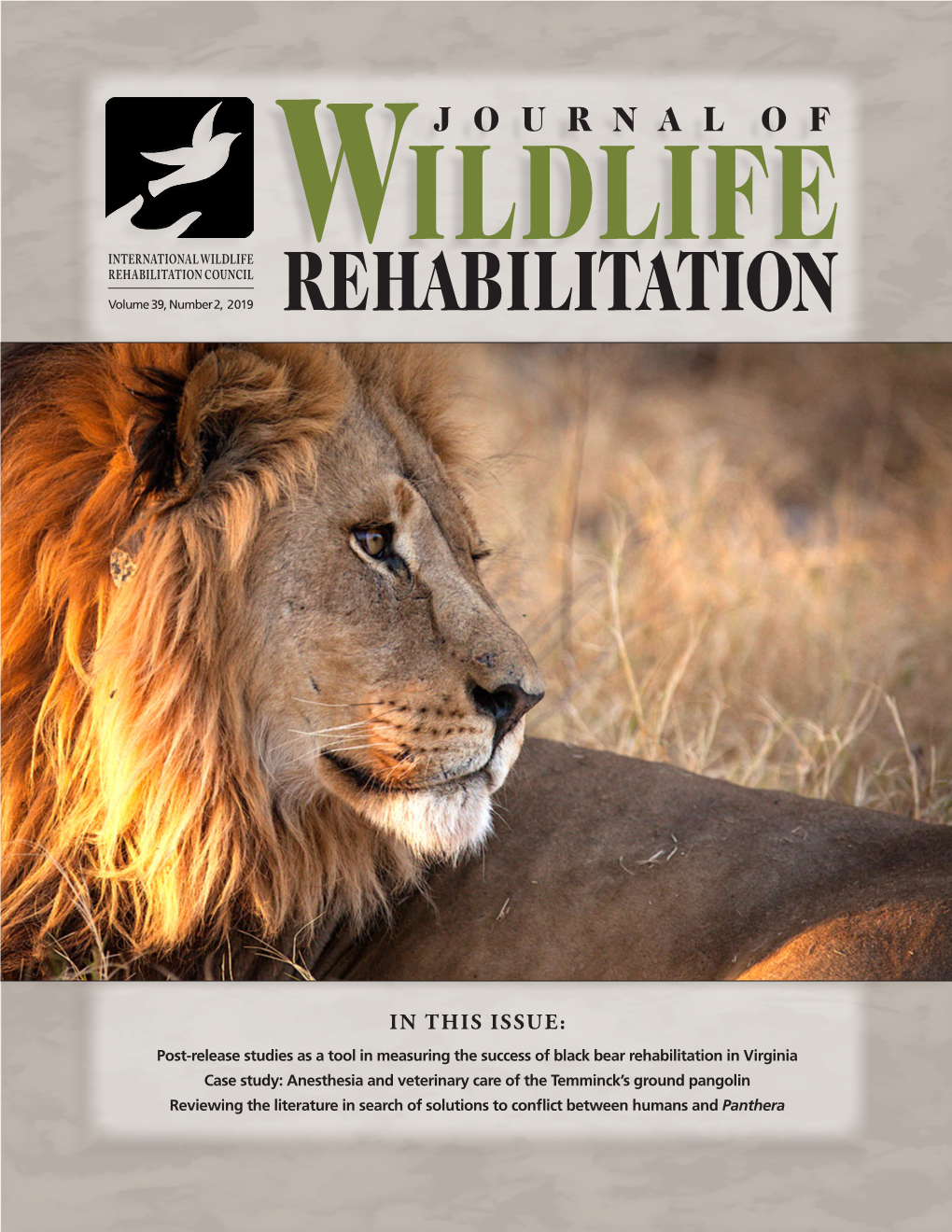 REHABILITATION COUNCIL Volume 39, Number 2, 2019 REHABILITATION