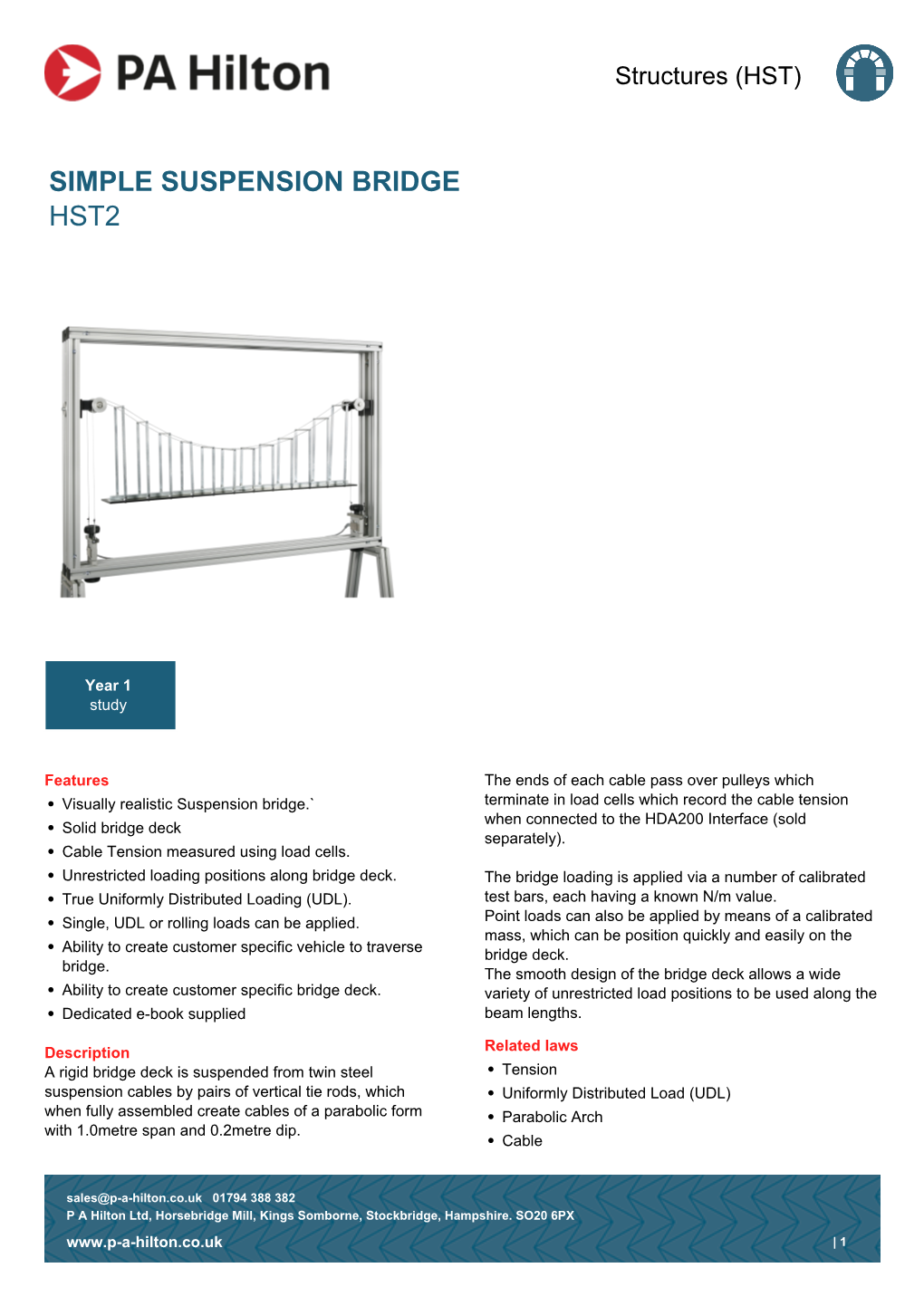 Simple Suspension Bridge Hst2