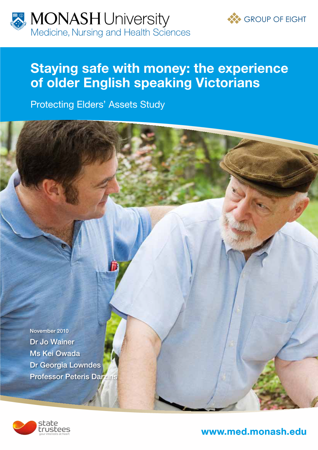 Staying Safe with Money: the Experience of Older English Speaking Victorians