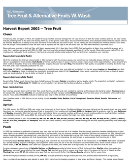 Harvest Report 2002 – Tree Fruit