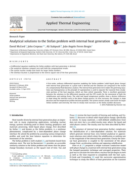 Analytical Solutions to the Stefan Problem with Internal Heat Generation