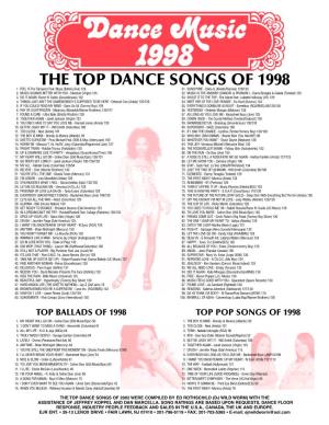 Dance Music 1998.Qxd