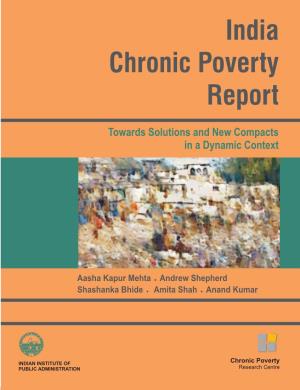 India Chronic Poverty Report