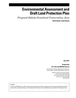 Environmental Assessment and Draft Land Protection Plan for The
