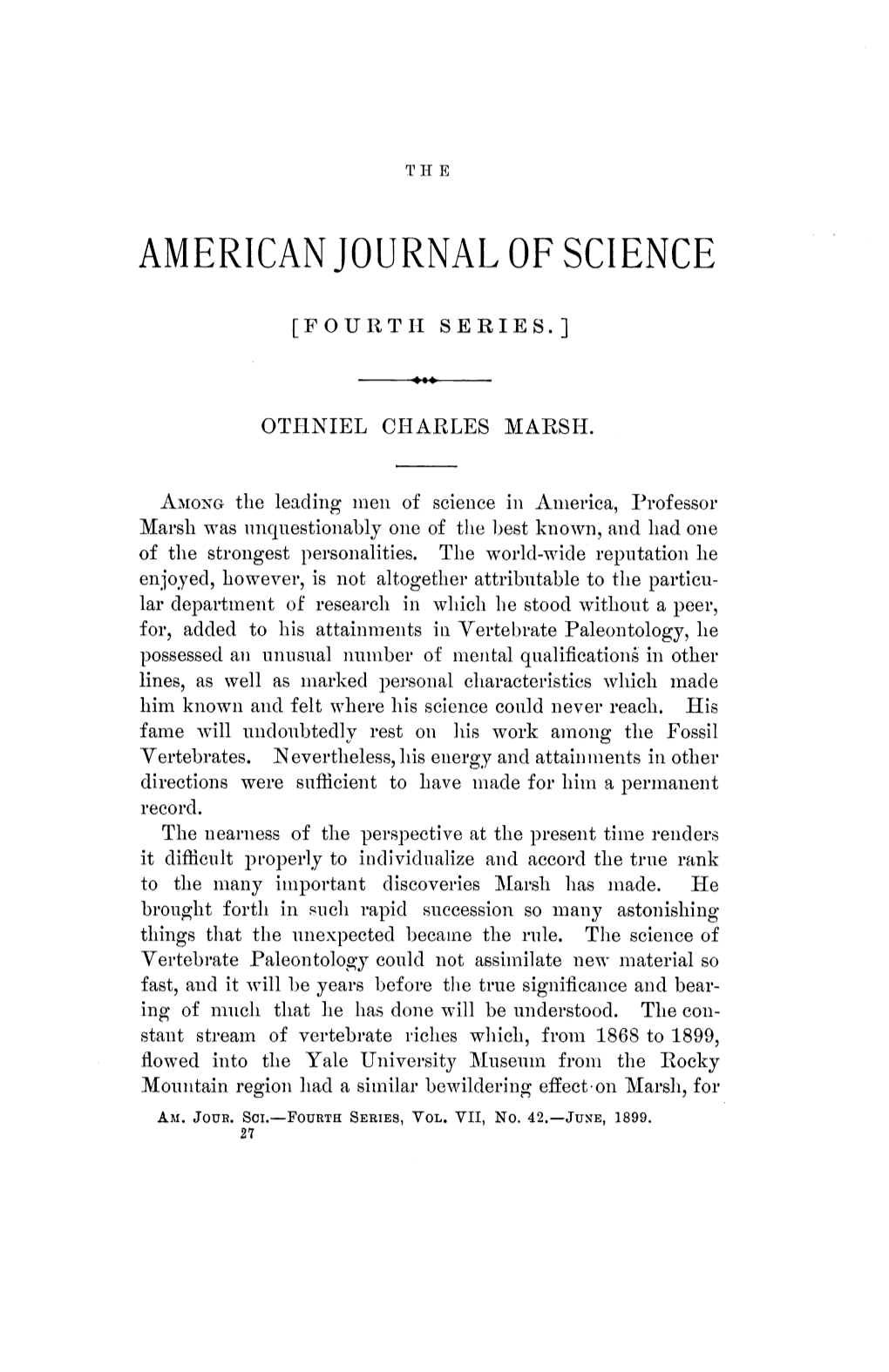 American Journal of Science