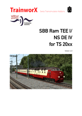 SBB Ram TEE I/ NS DE IV for TS 20Xx