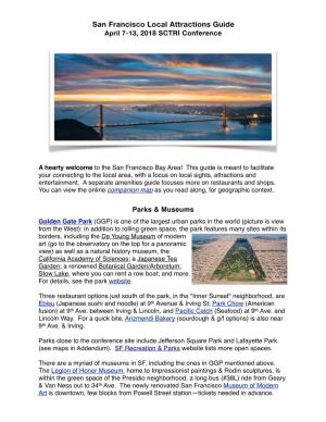 2018 Local Attractions Guide-SF.Pages
