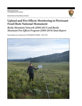 Upland and Fire Effects Monitoring in Florissant Fossil Beds National