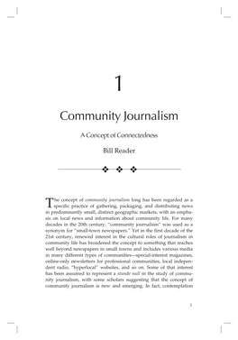 Community Journalism