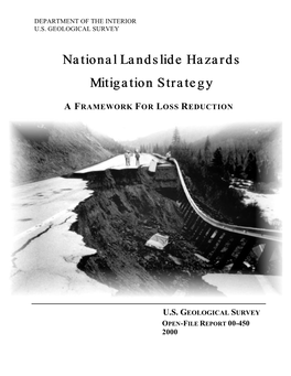 National Landslide Hazards Mitigation Strategy