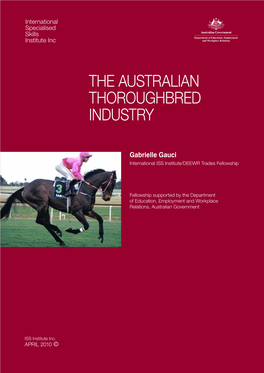 The Australian Thoroughbred Industry