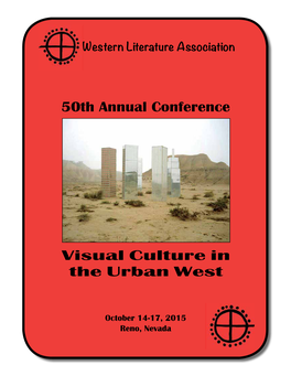 Visual Culture in the Urban West 50Th Annual Conference