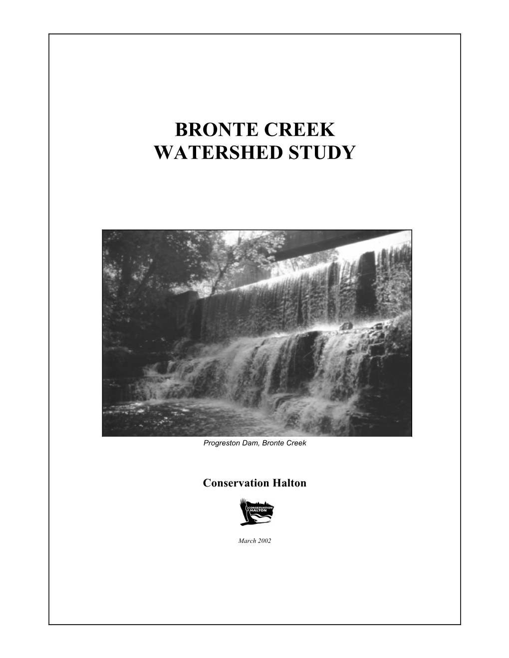 Bronte Creek Watershed Study