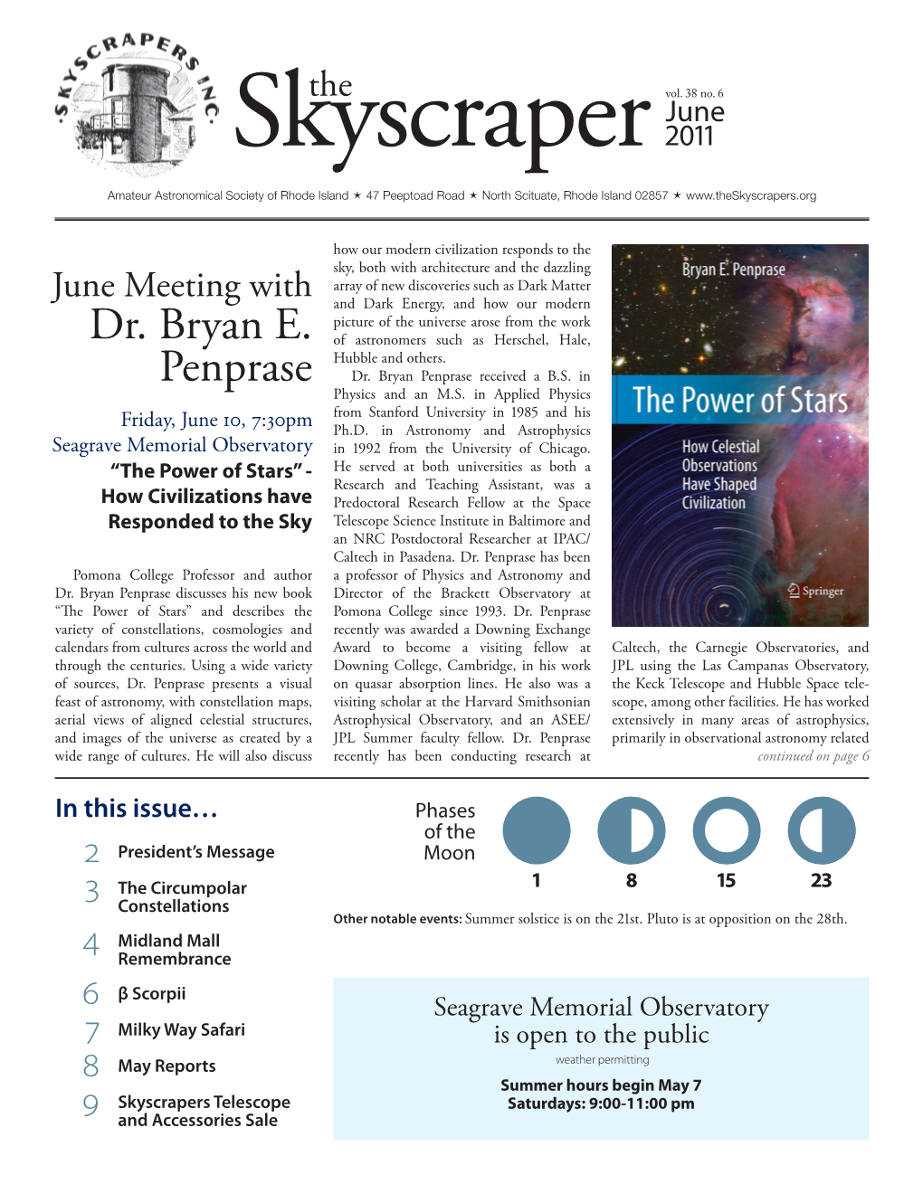 Newsletter Archive the Skyscraper June 2011