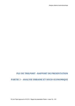 Plu De Trilport - Rapport De Presentation