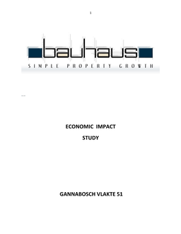 Economic Impact Study Gannabosch Vlakte 51