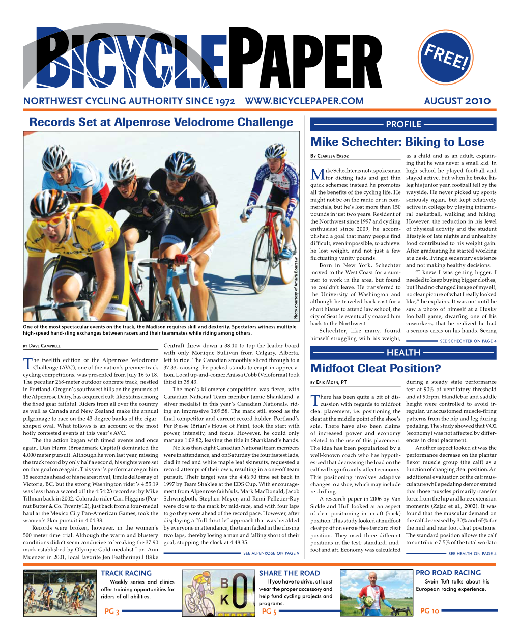 Bicycle Paper “Top 10 in the Northwest,” Port, Oregon