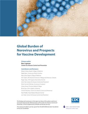 Global Burden of Norovirus and Prospects for Vaccine Development