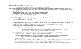 FAMILY Hemiramphidae Gill 1859 - Halfbeaks [=Hemirhamphinae, Euleptorhamphinae, Oxyporhamphinae, Evolantiidae] Notes: Hemirhamphinae Gill 1859B:148 [Ref