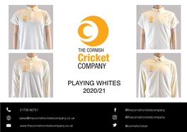 Cornish Cricket Company Whites 2020 Online Version