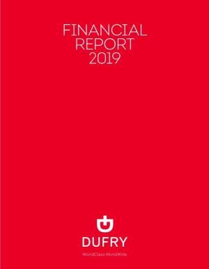 FINANCIAL REPORT 2019 3 Financial Report DUFRY ANNUAL REPORT 2019