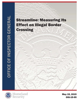 Streamline: Measuring Its Effect on Illegal Border Crossing