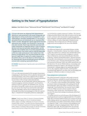 Getting to the Heart of Hypopituitarism