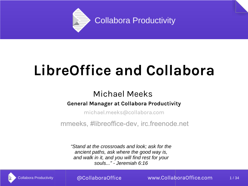 Libreoffice and Collabora