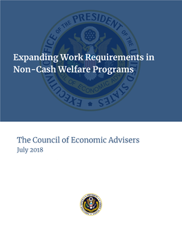 Expanding Work Requirements in Non-Cash Welfare Programs