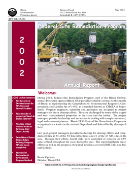 Federal Site Remediation Program Annual Report