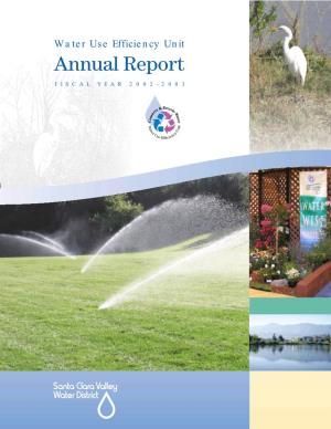 Water Conservation Annual Report FY 2002-03