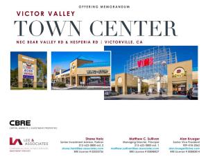 Victor Valley Town Center Nec Bear Valley Rd & Hesperia Rd | Victorville, Ca