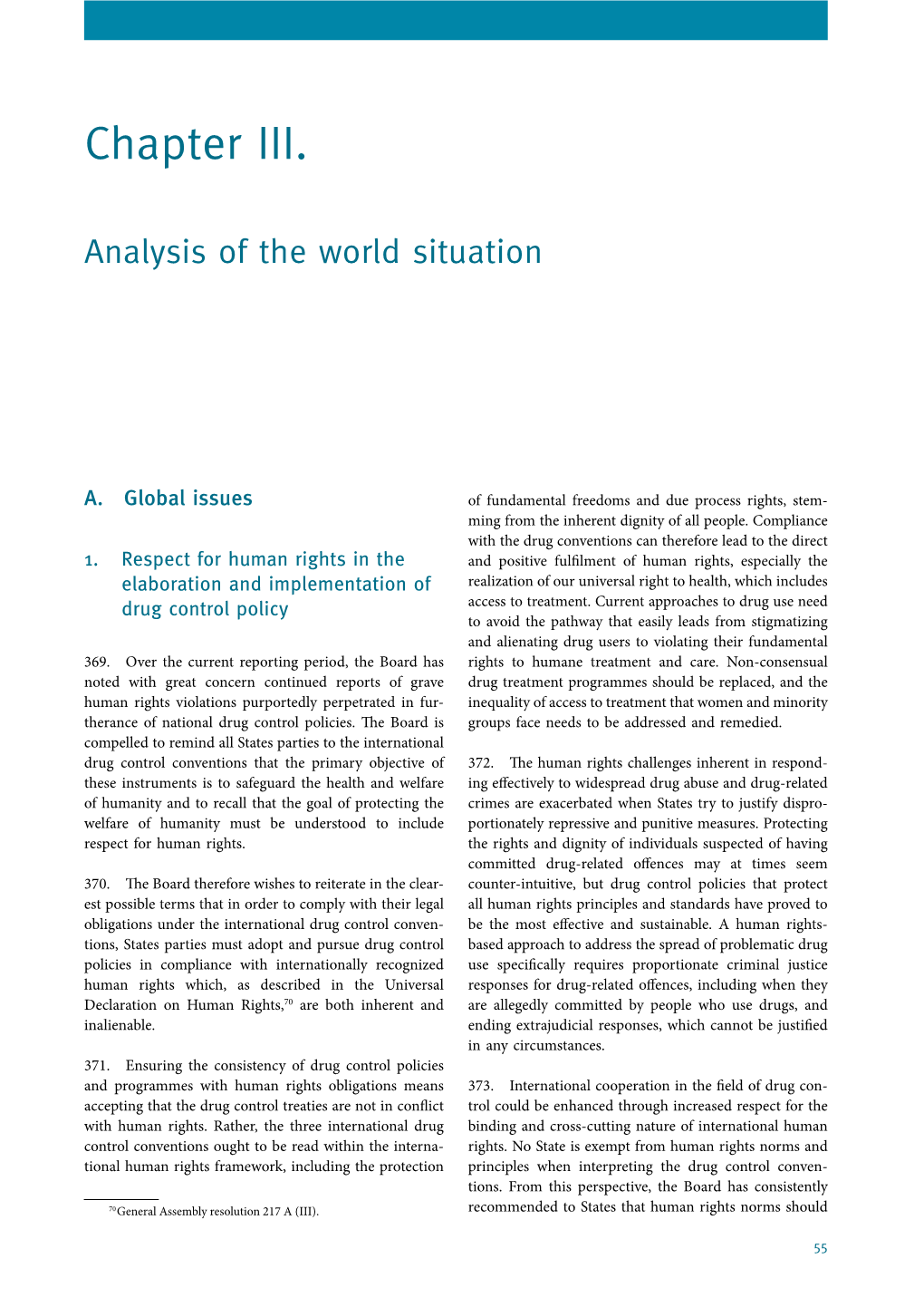 Report of the International Narcotics Control Board for 2019