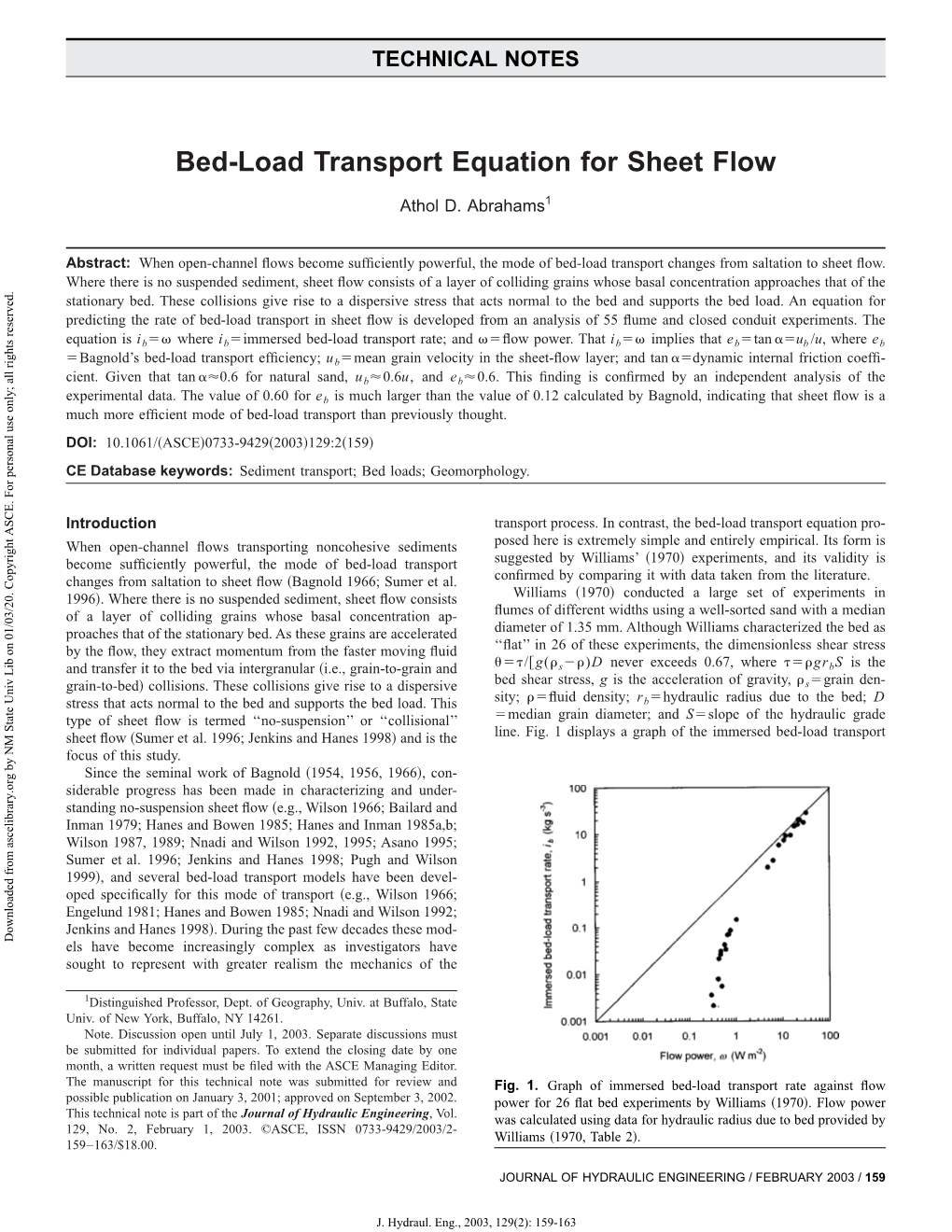 bed-load-transport-equation-for-sheet-flow-docslib