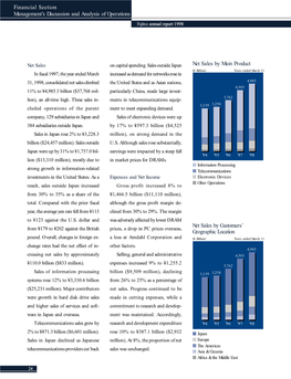 Management's Discussion and Analysis of Operations