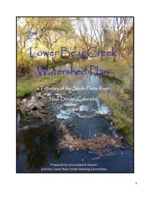 Lower Bear Creek Watershed Plan