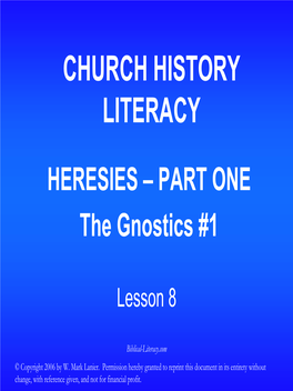 Church History Literacy Martyrs