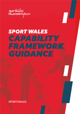 Sport Waleswales Capability Framework Guidance