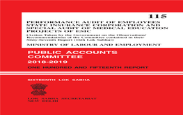 Public Accounts Committee (2018-2019)