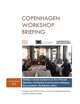 Copenhagen Workshop Briefing